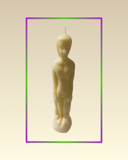 Man Figured Candle